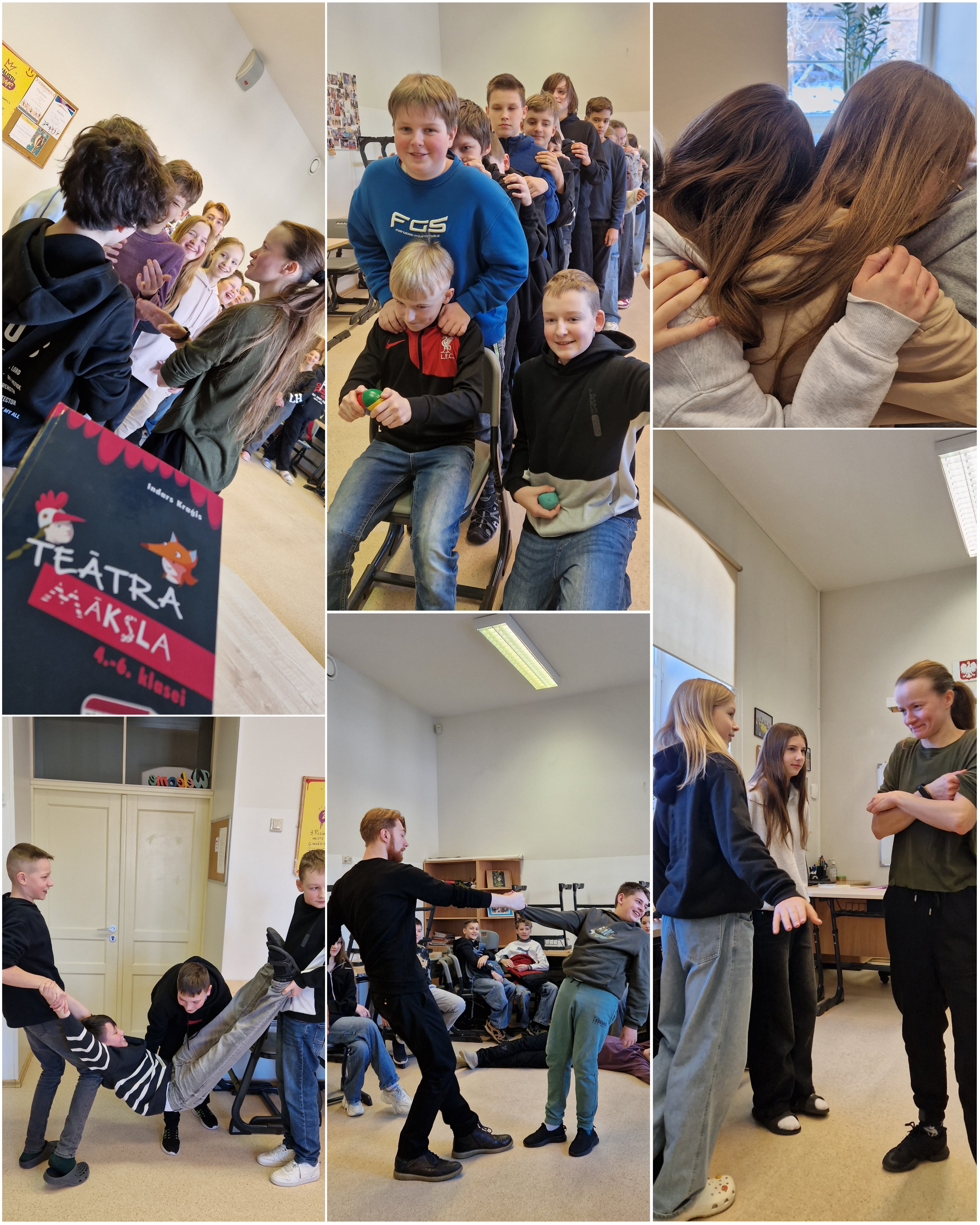 TEĀTRA MĀKSLAS NODARBĪBA 6.KLASĒM