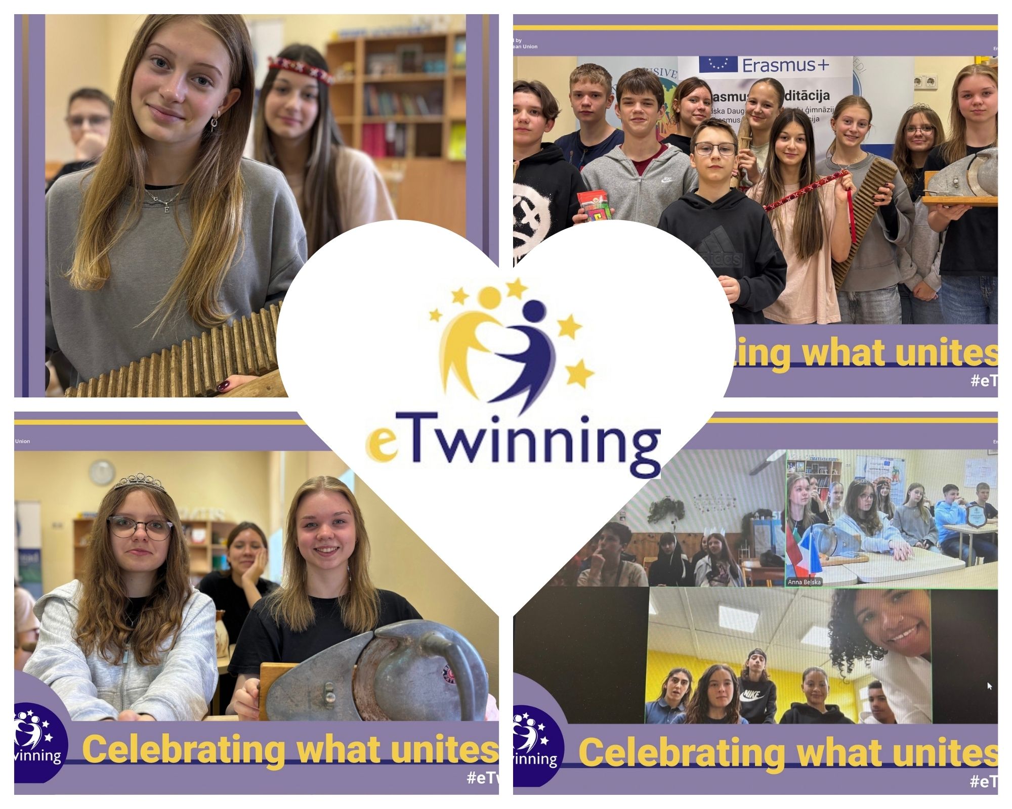 ETWINNING PROJEKTS "10 DESMITGADES VIENĀ PROJEKTĀ"