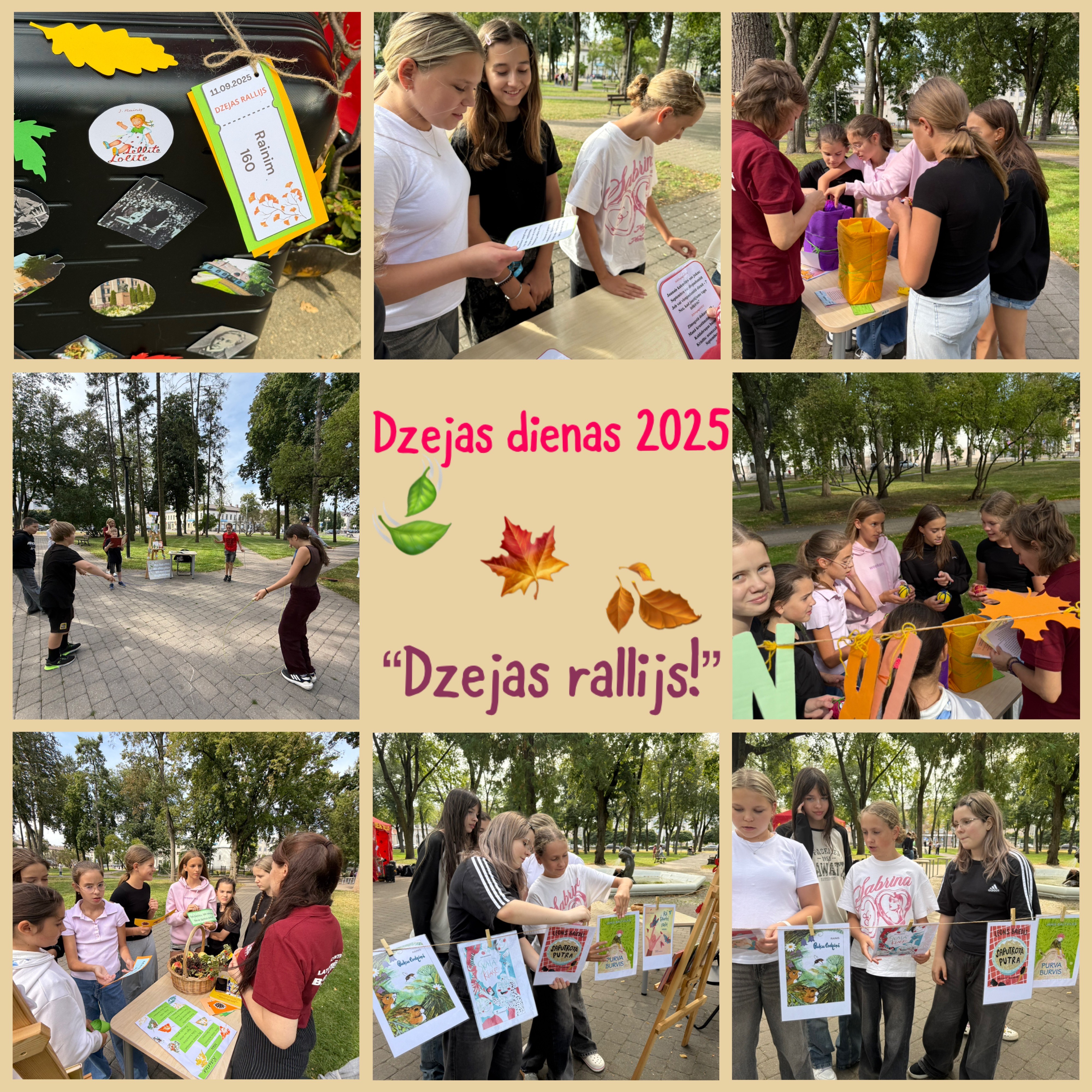 6. KLAŠU SKOLĒNI PIEDALĪJĀS "DZEJAS RALLIJĀ"!