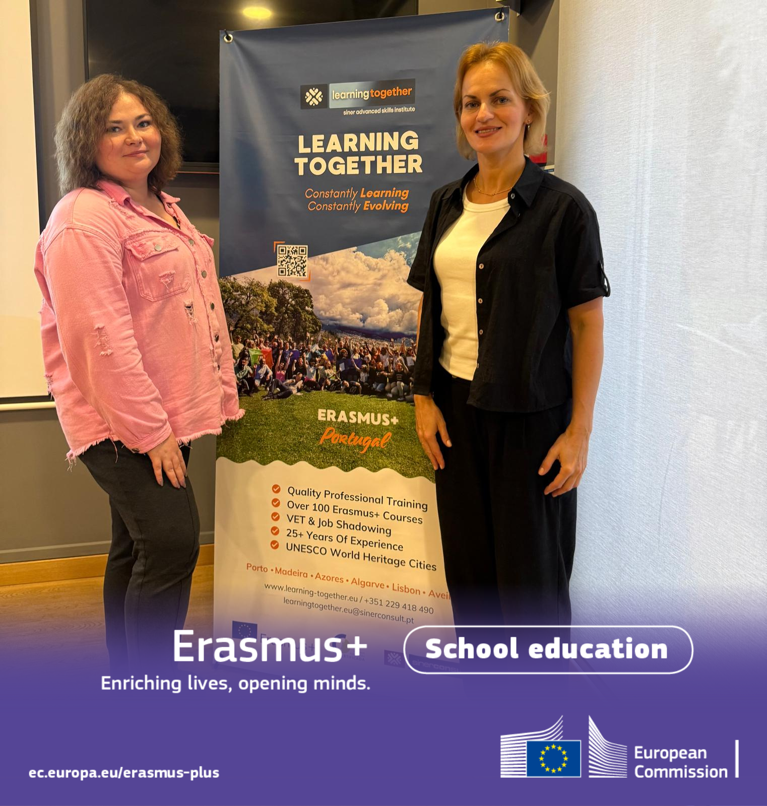 SKOLOTĀJAS PILNVEIDO RADOŠĀS PRASMES ERASMUS+ KURSOS PORTUGĀLĒ