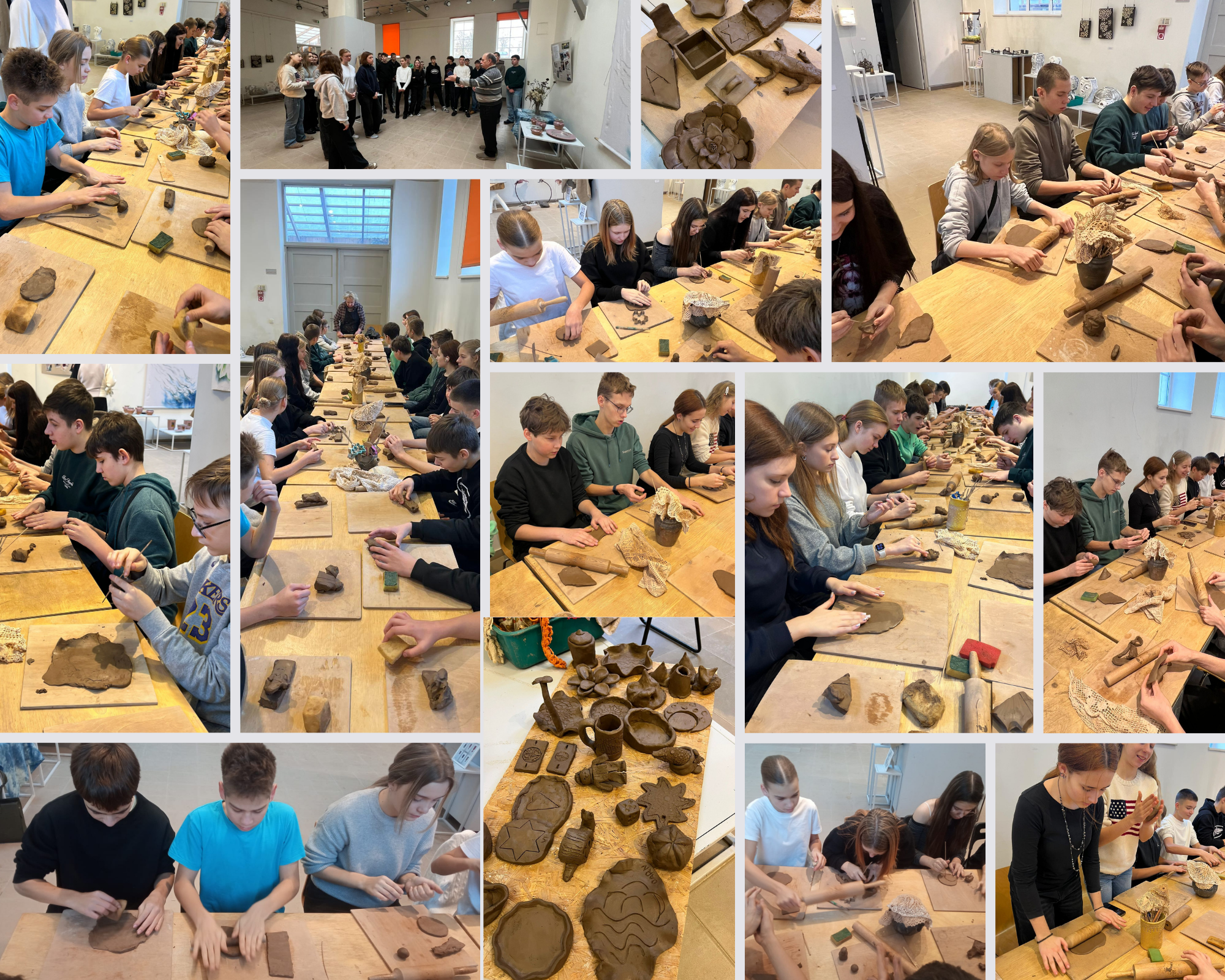 8. KLAŠU RADOŠĀ MEISTARKLASE MĀLA MAKSLAS CENTRĀ