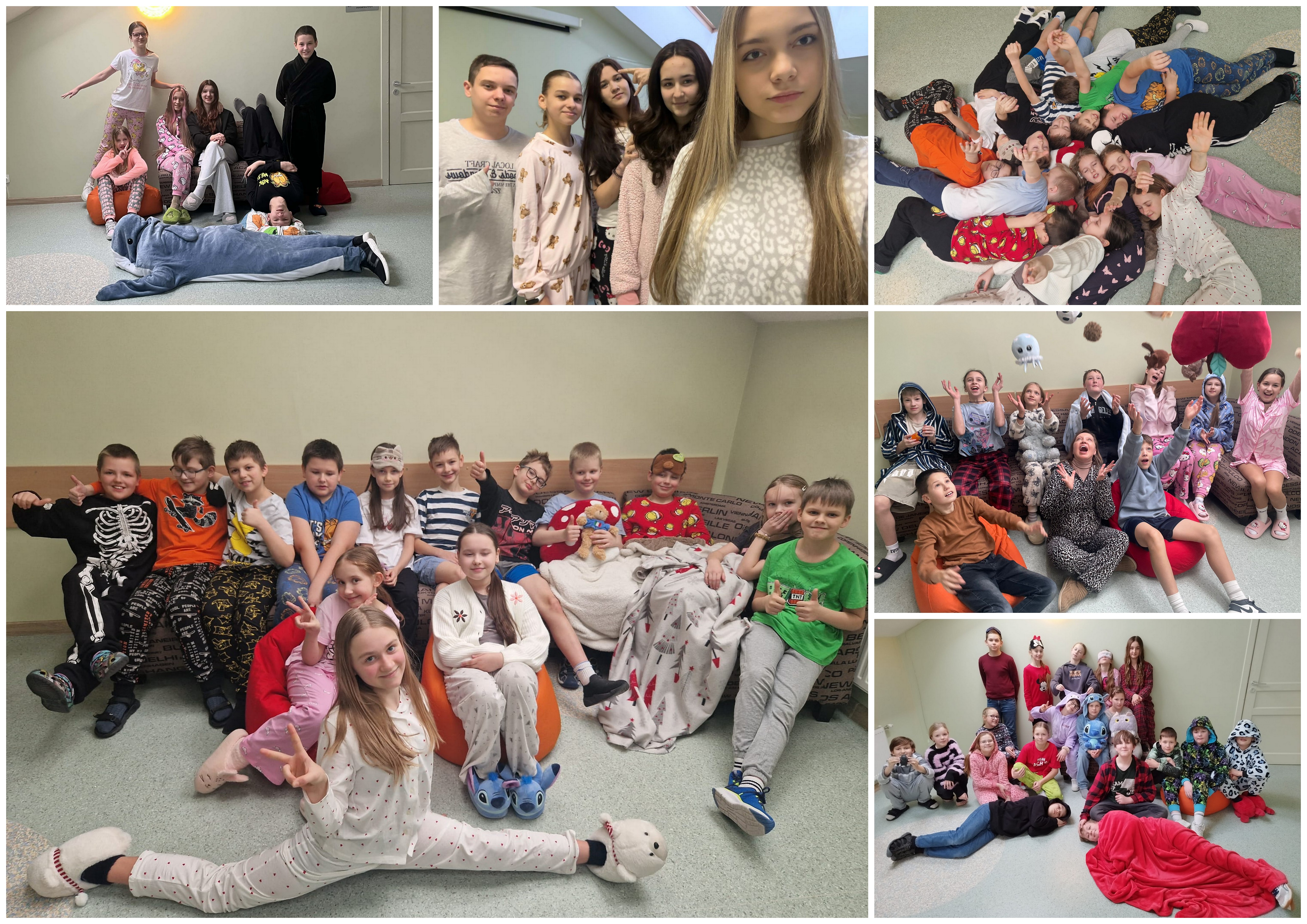 PIDŽAMU DIENA SKOLĀ - SILTUMS UN LABA ATMOSFĒRA PAT –20 °C SALĀ 