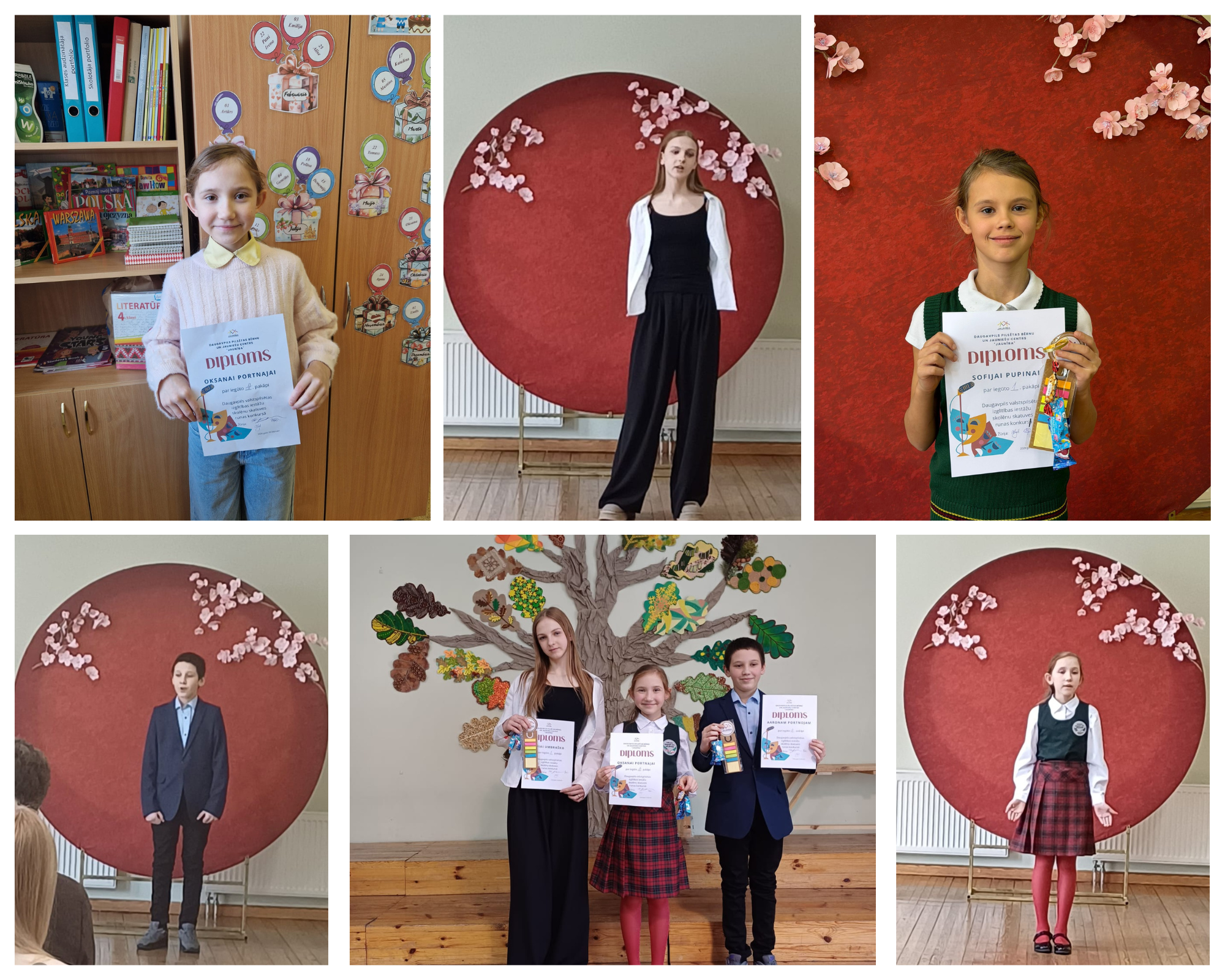 AUGSTĀKĀS UN PIRMĀS PAKĀPES DIPLOMI SKATUVES RUNAS KONKURSĀ