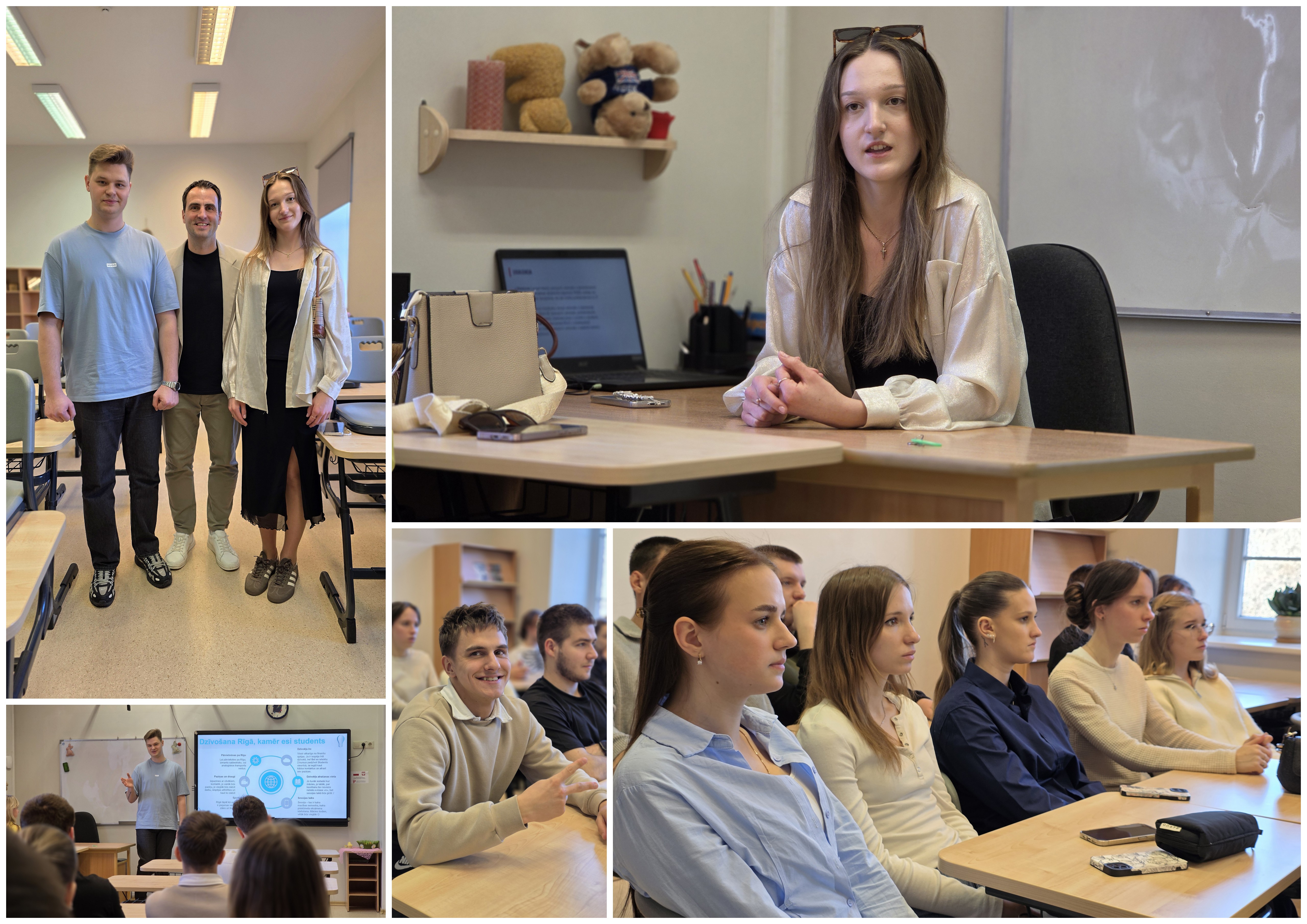 STUDENTA DZĪVE KRAKOVĀ UN RĪGĀ?  12. KLASE TIKĀS AR MŪSU ABSOLVENTIEM.