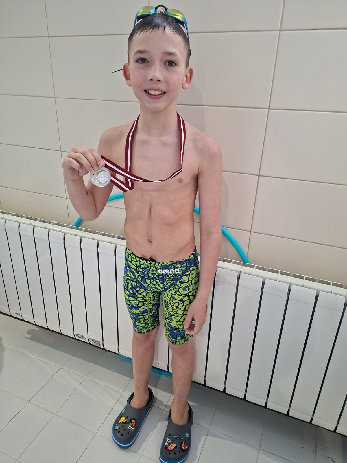 TOMASAM HRAPUNOVAM (3.B) 2.VIETA PILSĒTAS SKOLĒNU PELDĒŠANAS SACENSĪBĀS