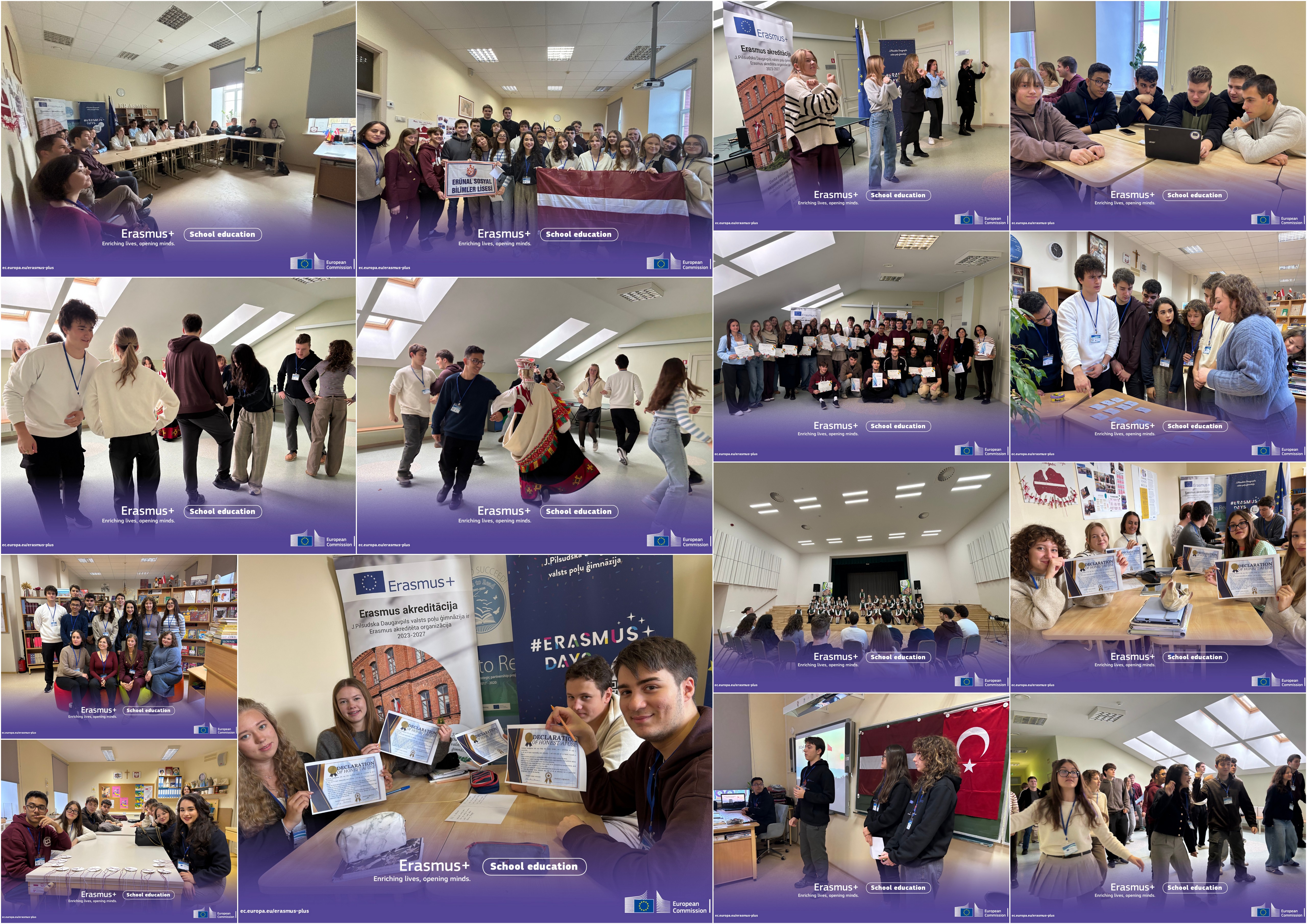 ERASMUS+ IENĀKOŠĀ MĀCĪBU MOBILITĀTE NO TURCIJAS DAUGAVPILS VALSTS POĻU ĢIMNĀZIJĀ